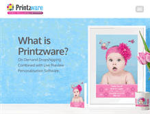 Tablet Screenshot of printzware.com